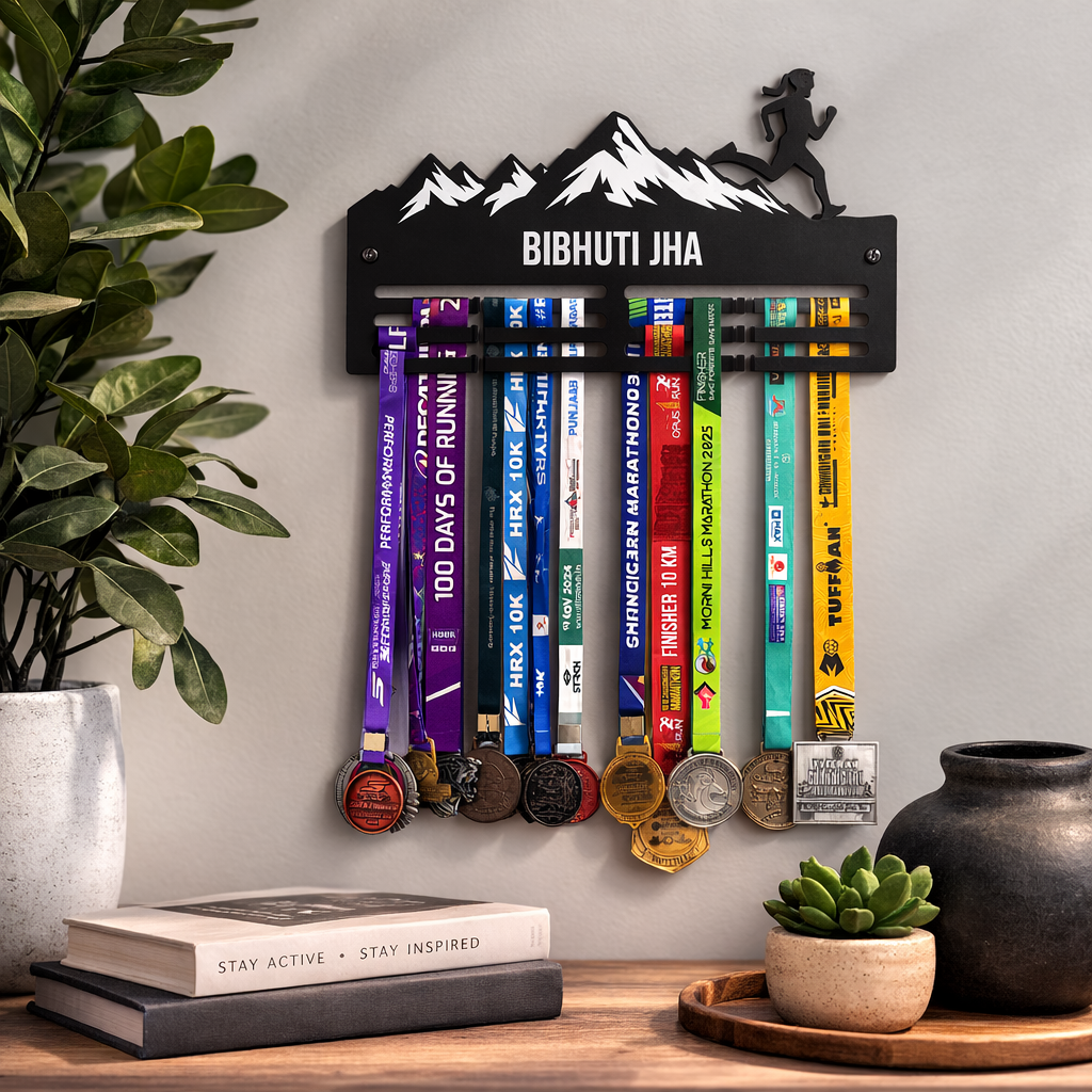 Summit Stride - Personalized Running Medal Hanger