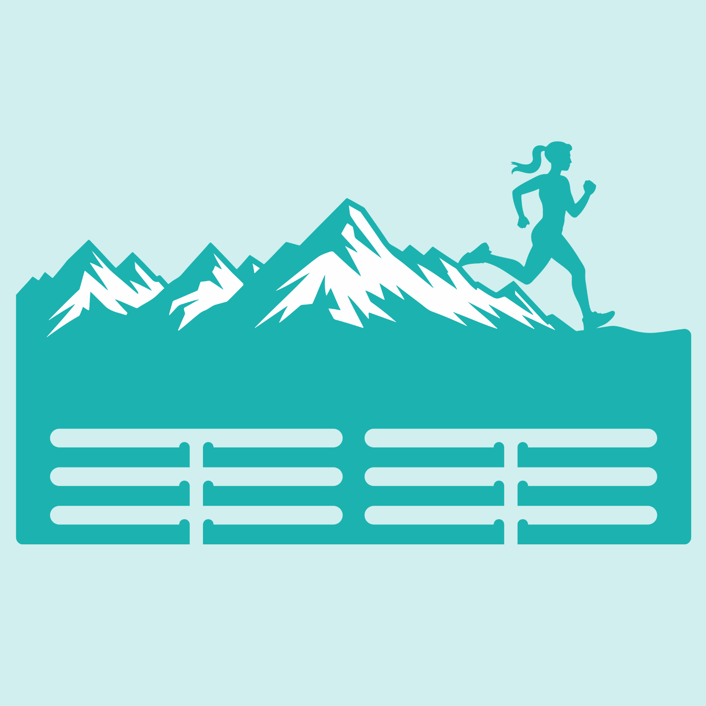 Summit Stride - Personalized Running Medal Hanger