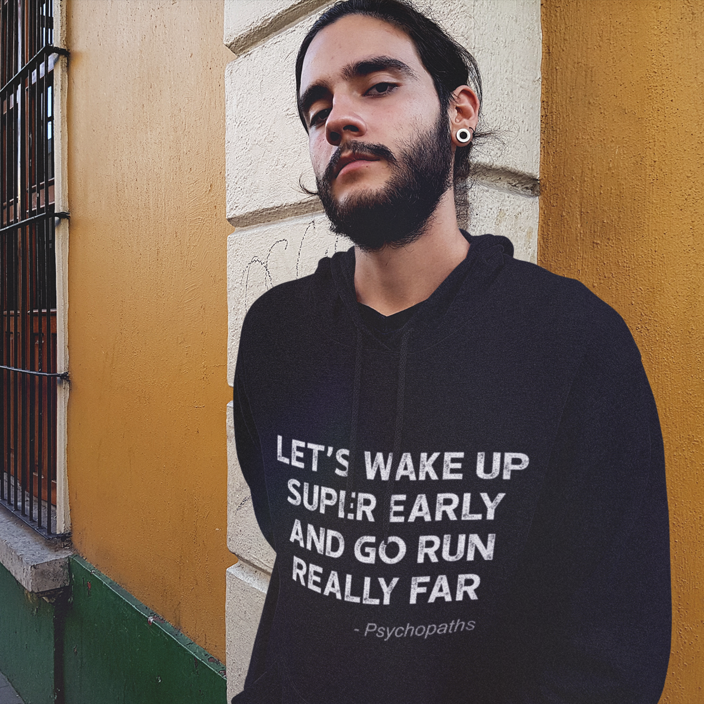 Let’s Wake Up Super Early and Go Run Really Far – Hoodie