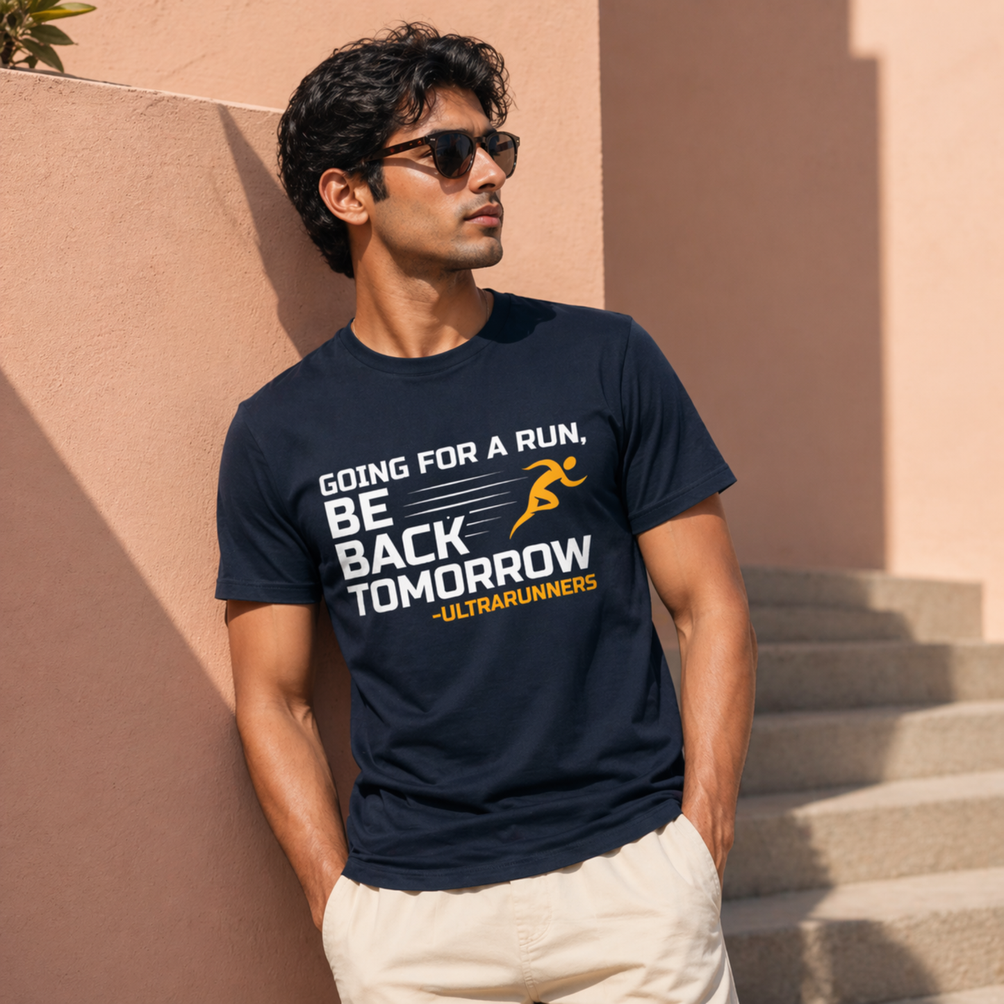 "Going for a run. Be back tomorrow" T-shirt.