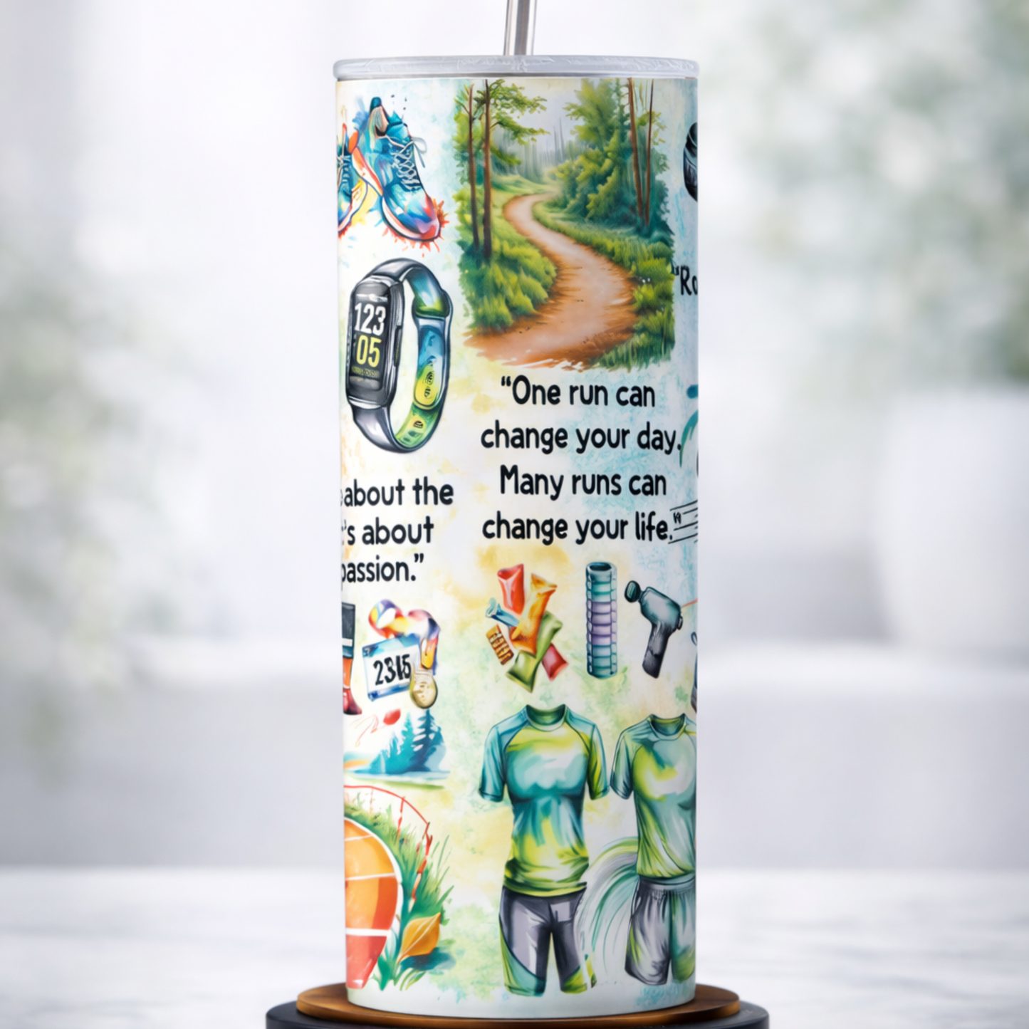 Running Life - Stainless Steel Tumbler