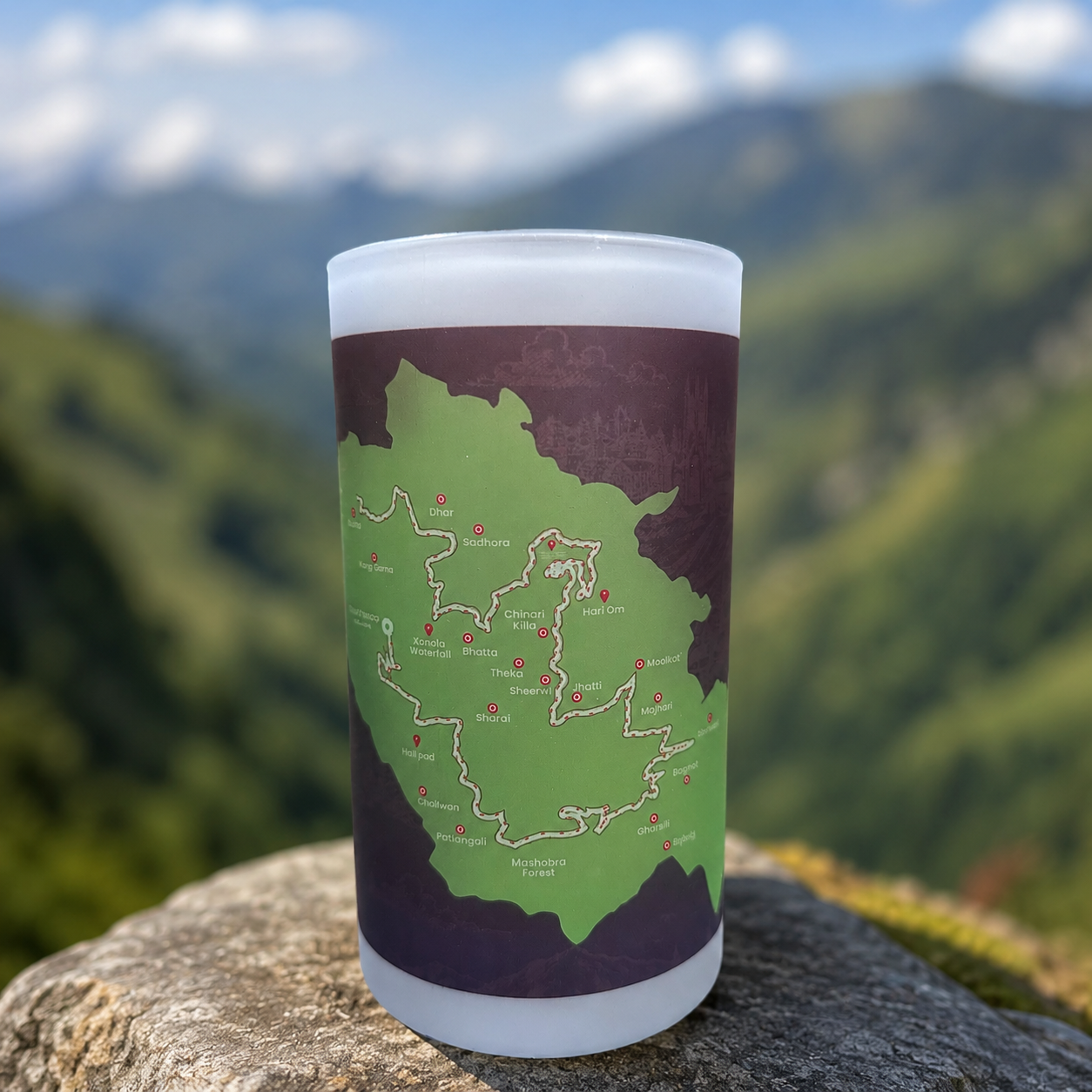 Tuffman Shimla Ultra Route Map Beer Mug 2026