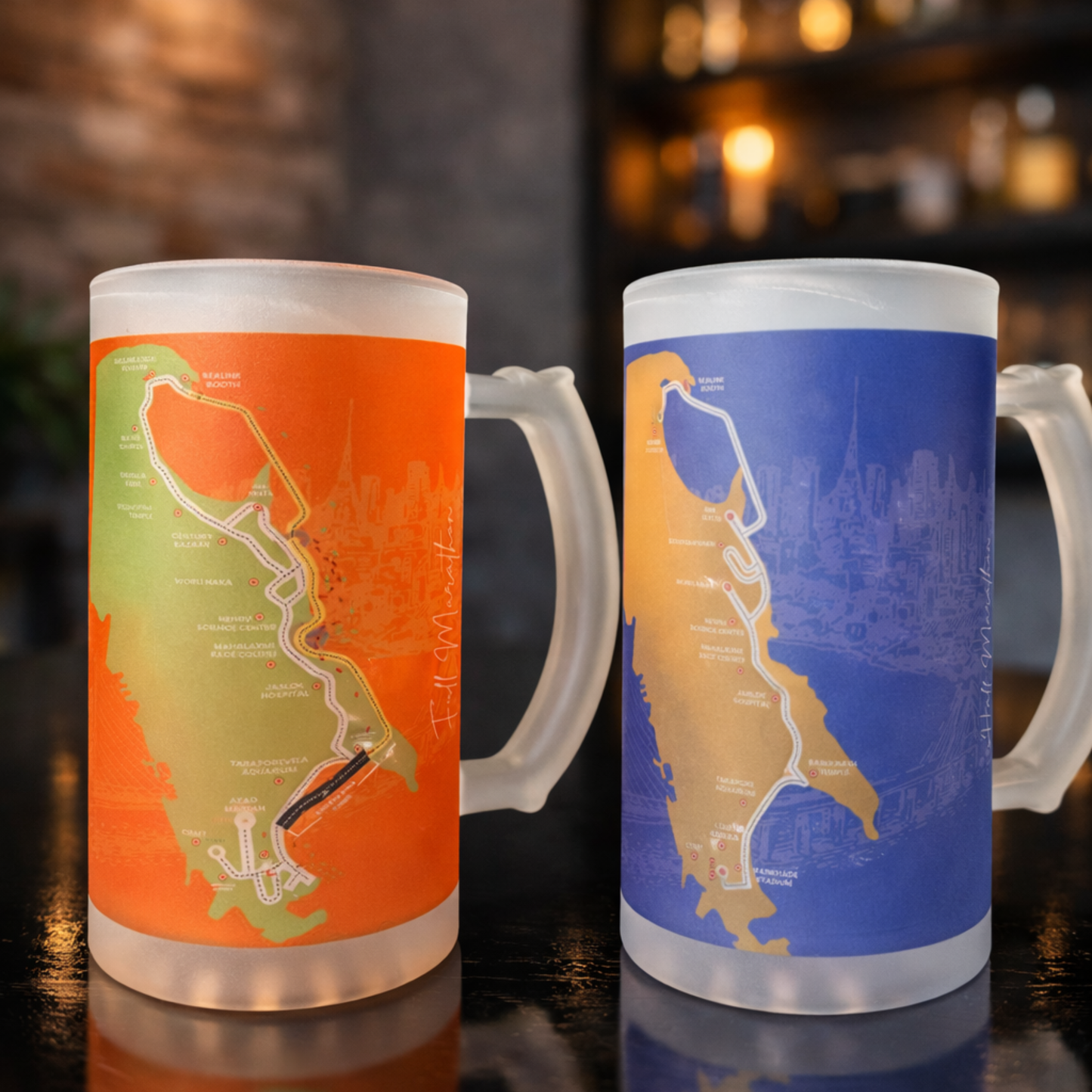 Race Beer Mugs