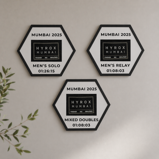 HYROX Trophy Plate – Personalized Patch Display Frame