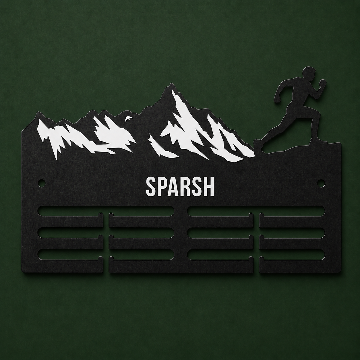 Summit Stride - Personalized Running Medal Hanger