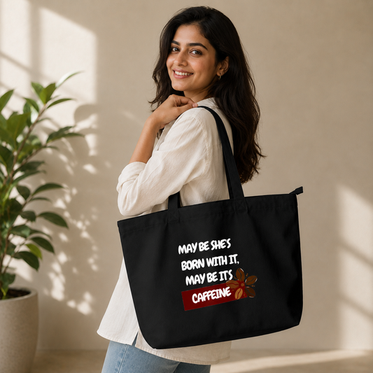 “Maybe It’s Caffeine” Tote Bag