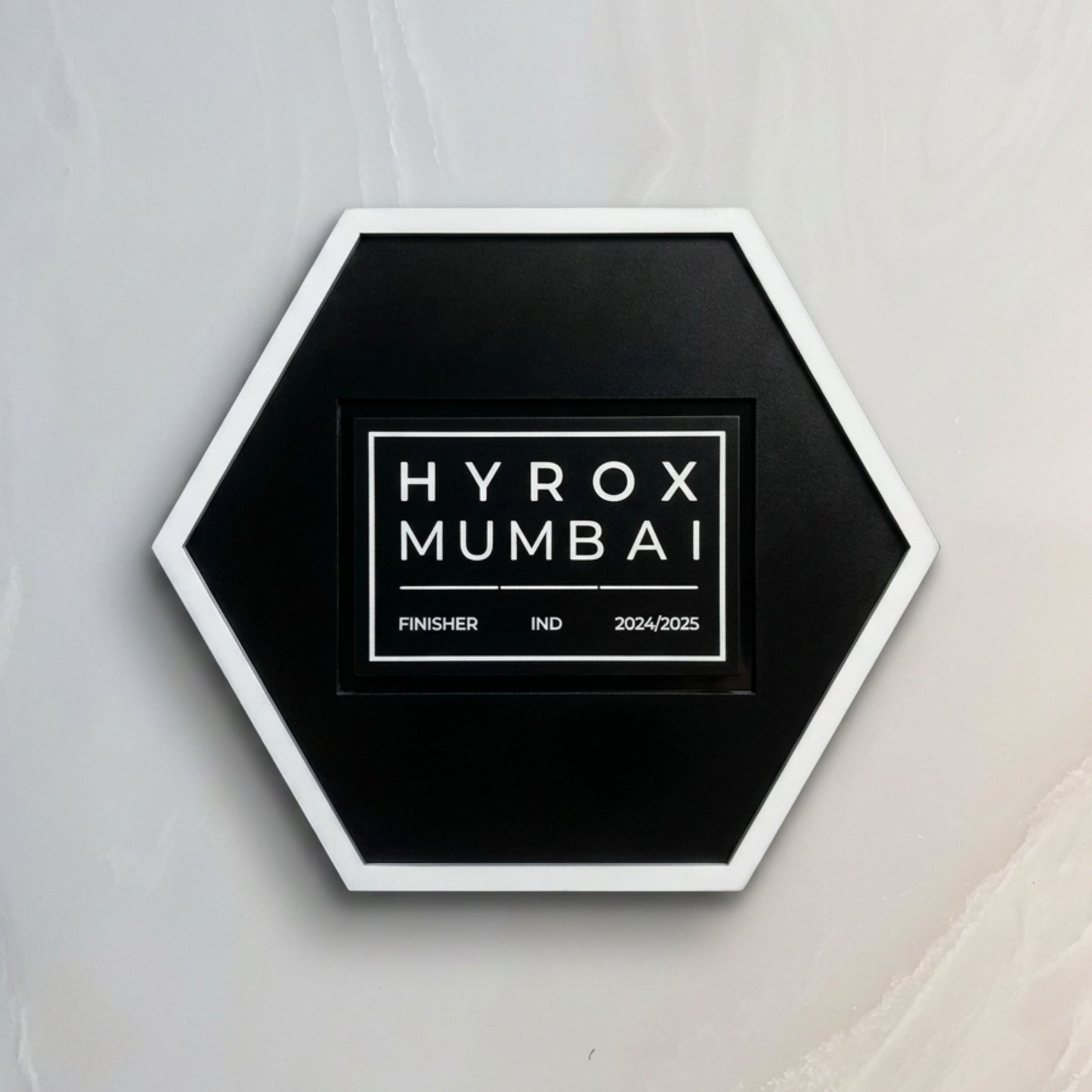 HYROX Trophy Plate – Personalized Hyrox Badge Display Frame