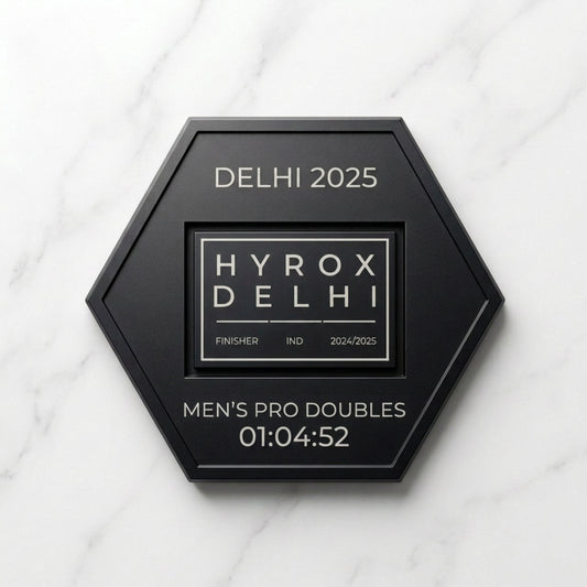 HYROX Trophy Plate – Personalized Hyrox Badge Display Frame