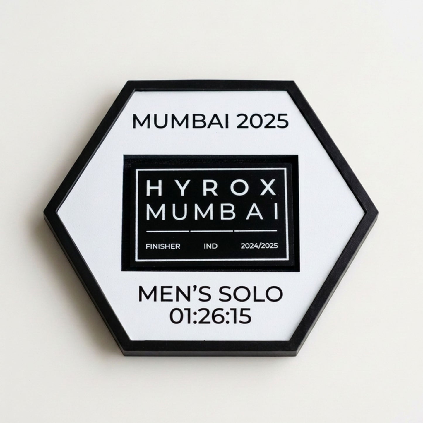 HYROX Trophy Plate – Personalized Hyrox Badge Display Frame