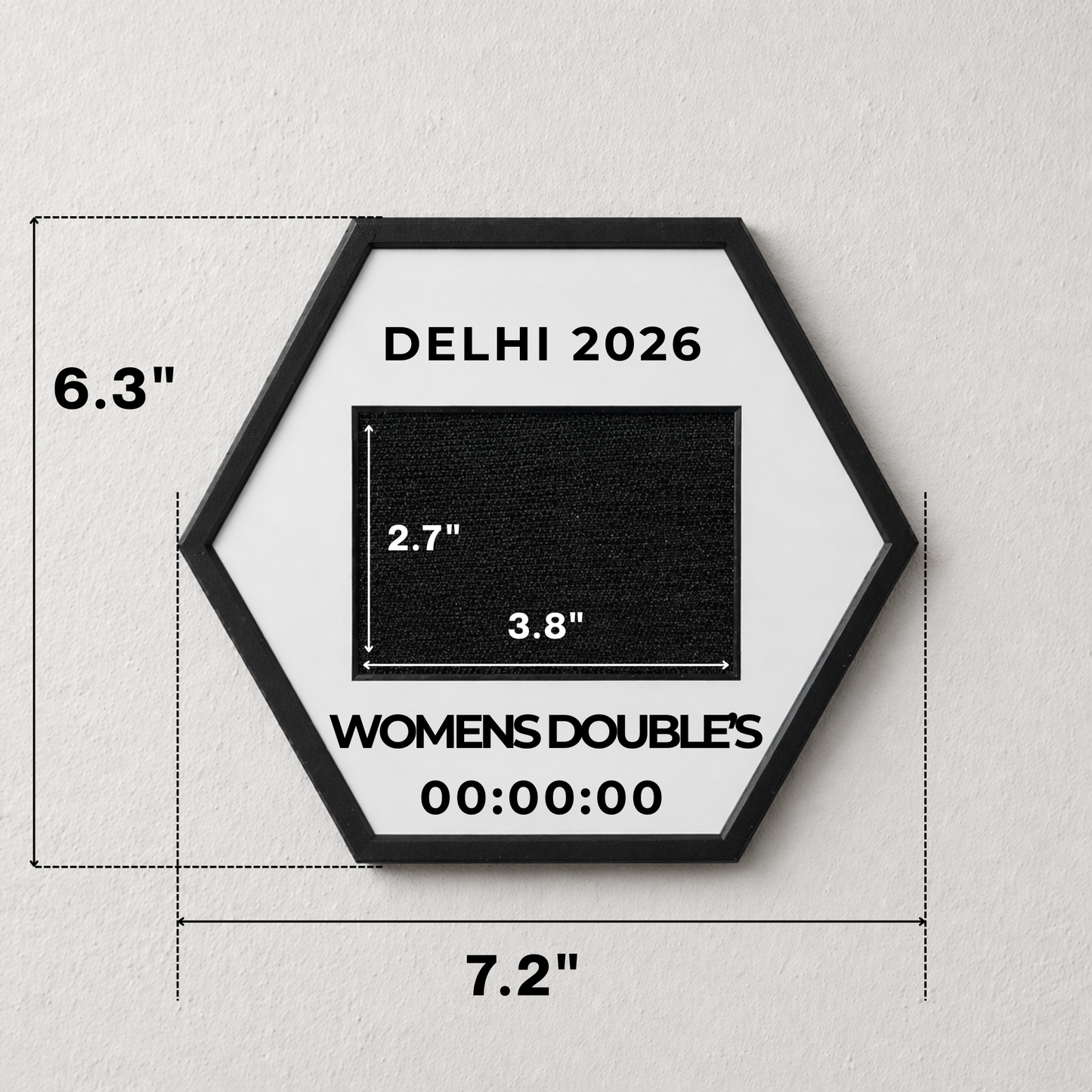 HYROX Trophy Plate – Personalized Hyrox Badge Display Frame