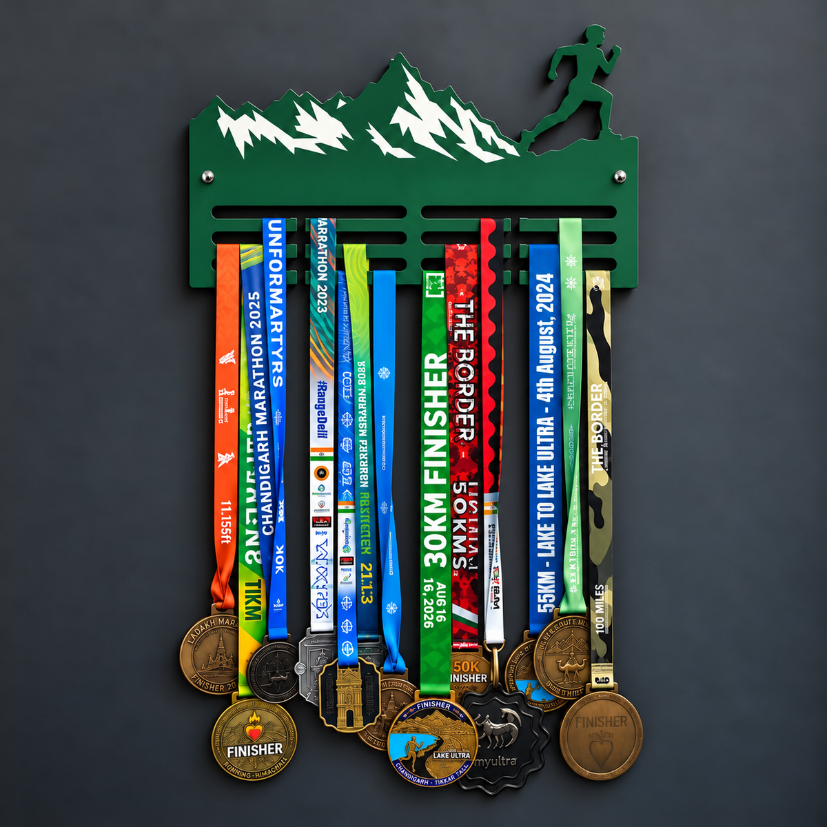 Summit Stride - Personalized Running Medal Hanger