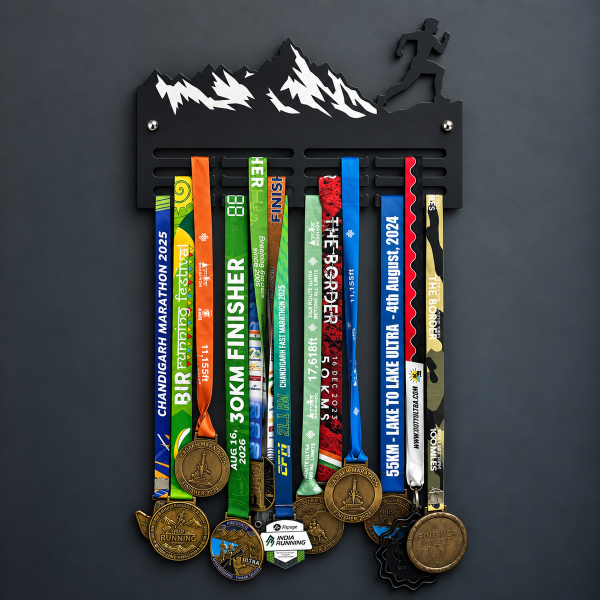Summit Stride - Personalized Running Medal Hanger