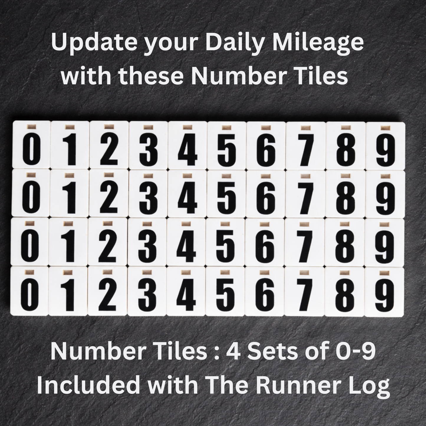Personalized Running Log – Shoe Tabletop KM Tracker