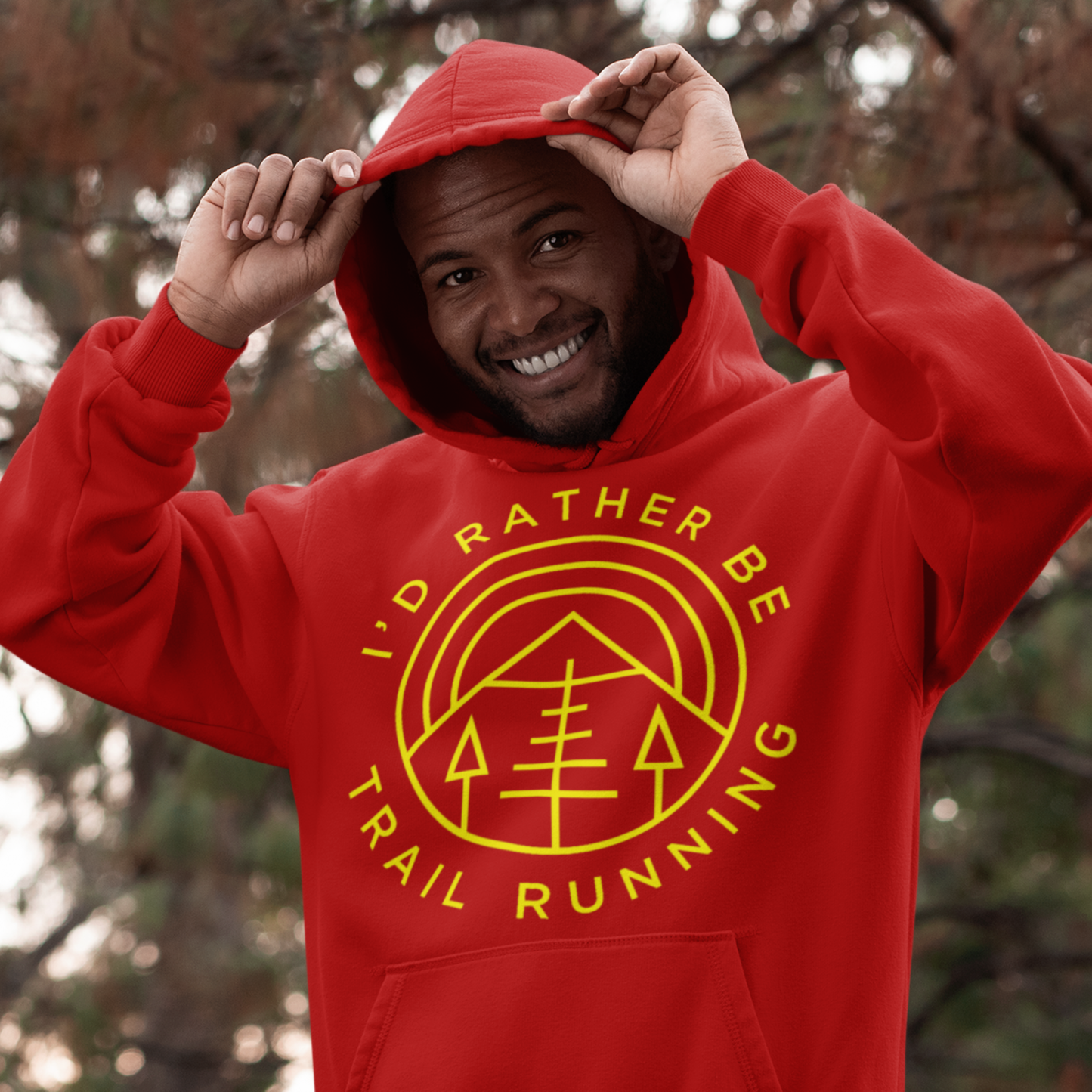 I’d Rather Be Trail Running – Hoodie