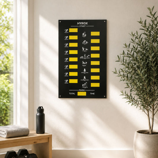 HYROX Progress Tracking Board