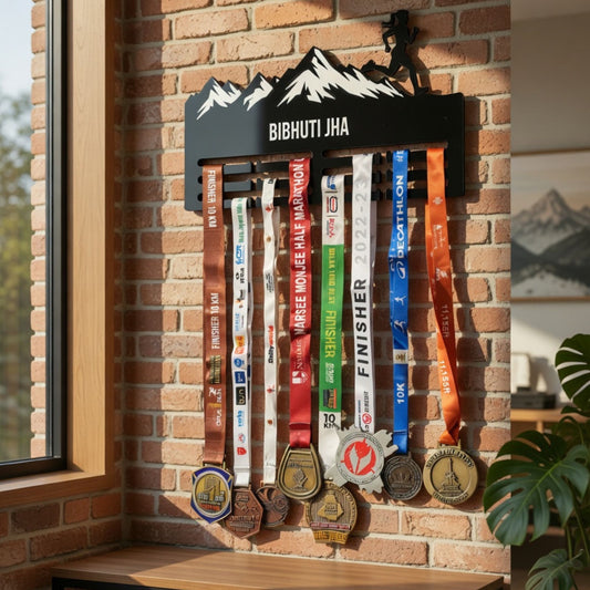 Summit Stride - Personalized Running Medal Hanger