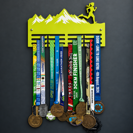Summit Stride - Personalized Running Medal Hanger
