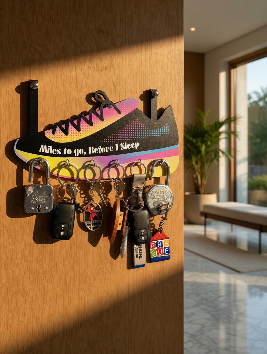 Miles To Go – Running Shoe Key Holder