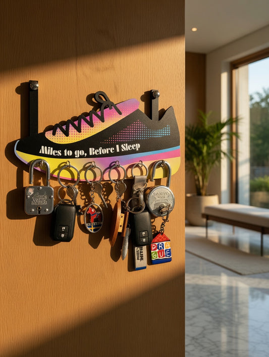 Miles To Go – Running Shoe Key Holder