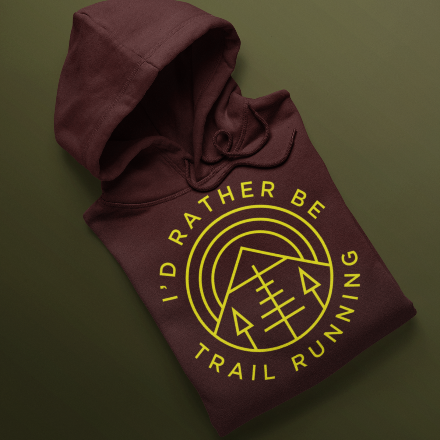 I’d Rather Be Trail Running – Hoodie